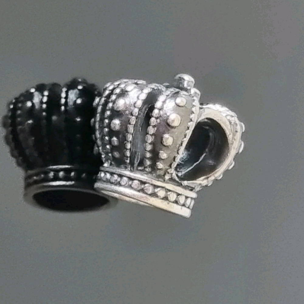 Authentic Pandora charm crown princess , queen #790930CZ - Picture 4 of 16